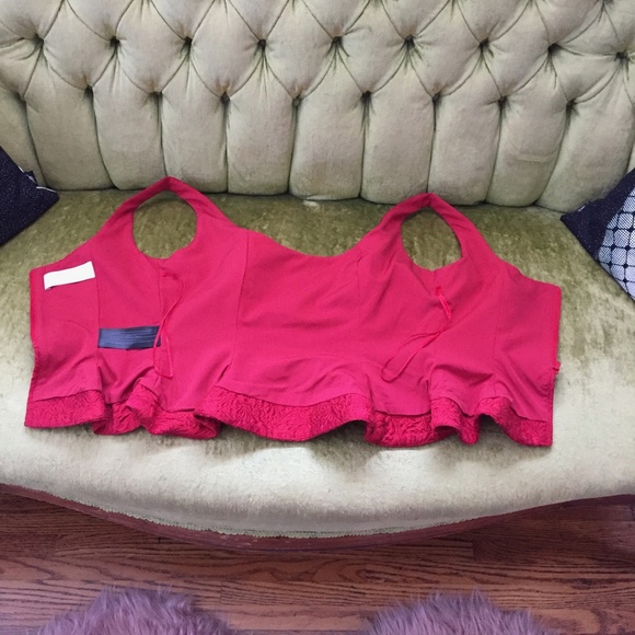 KEEPSAKE The Label Red Jacquard Bustier ~ XS - Picture 6 of 7